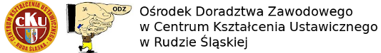 Logo Ośrodka Doradztwa Zawodowego w Rudzie Śląskiej